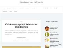 Tablet Screenshot of freakonomicsindonesia.com